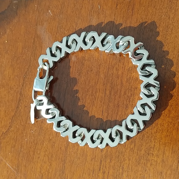 Stainless steel bracelet X link NEW - Picture 1 of 6
